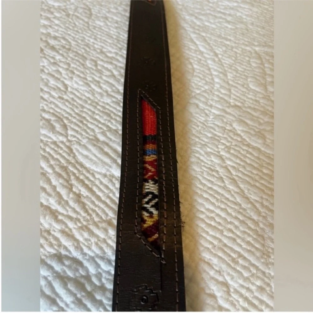 SOUTHWESTERN WESTERN BOHEMIAN Leather belt Large